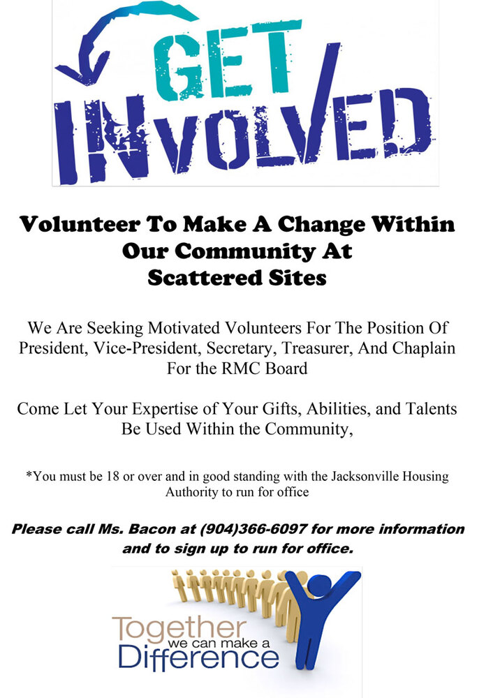 Volunteer to make a change flier