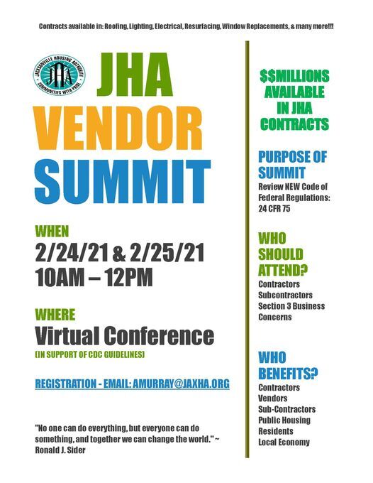 JH Vendor Summit - all info above